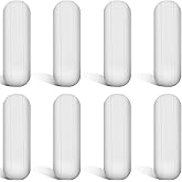 PTFE Magnetic Stirrer Mixer Stir Bar Set, White Color, Laboratory Bar, Stir Plate Bar, Stir Plate Magnet (25 mm/ 1 Inch, 8)