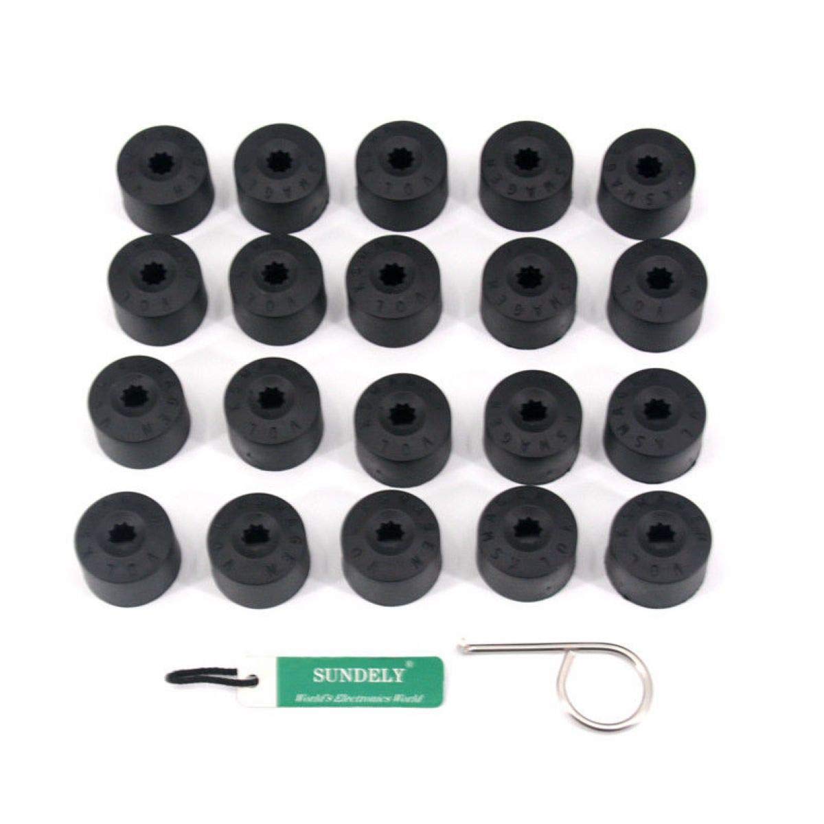 SUNDELY® 20Pcs Volkswagen VW Wheel Nut Bolt Plastic Amazon.co.uk