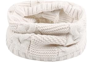 OMUKY Kids Scarf Knitted Neck Warmer infant Toddler Girls Boys Cold Weather Soft Scarves