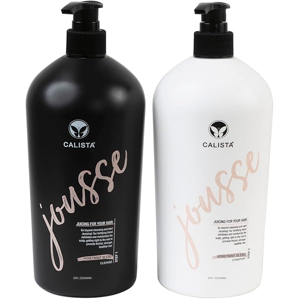 Amazon Com Calista Jousse Cleanse And Condition Duo Professional Shampoo And Conditioner Honeymint Blend Paraben Sulfate Free Cruelty Free 32 Fl Oz Pack Of 2 Beauty Personal Care