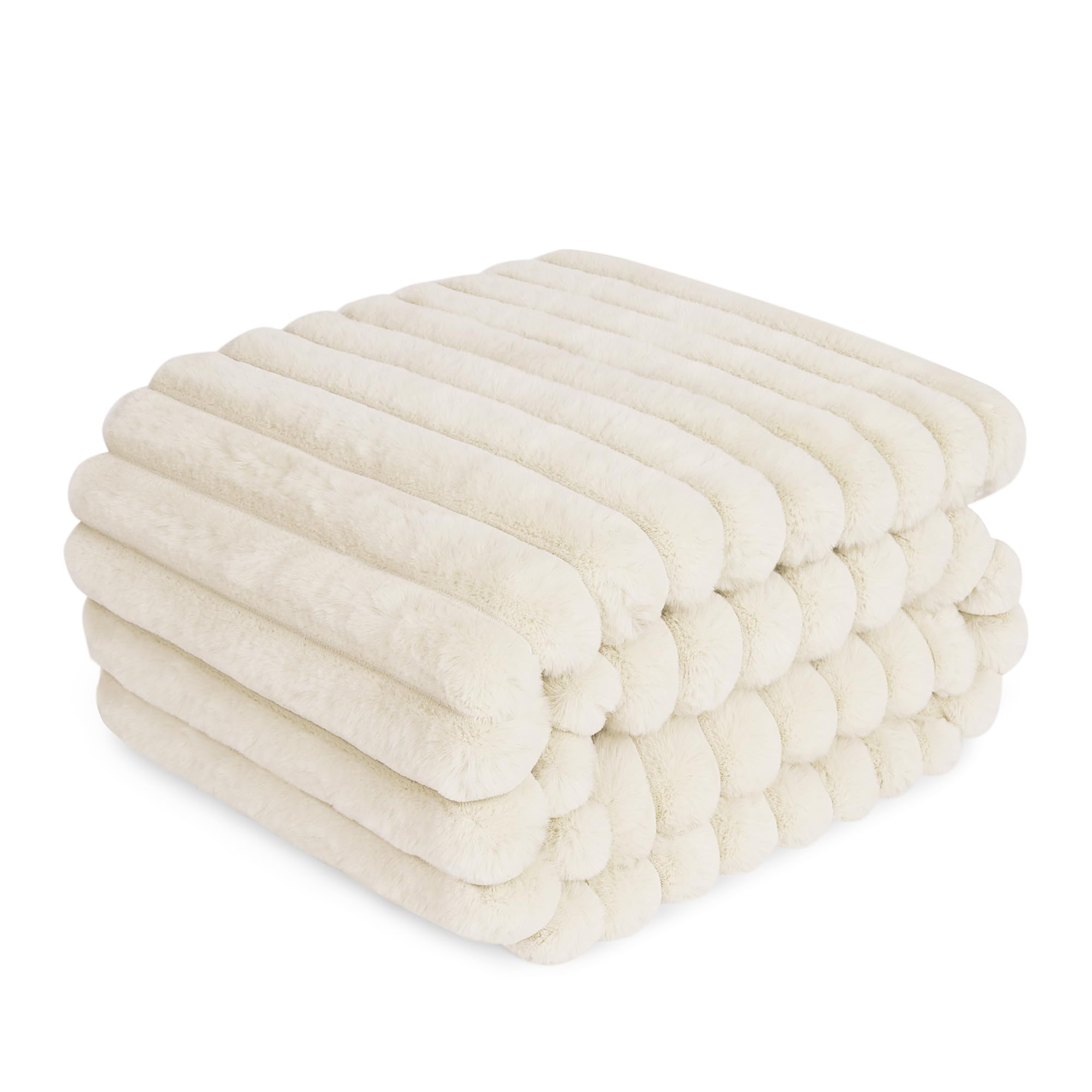 Photo 1 of ZAKAPAWS Waterproof Dog Blanket for Small Dogs, Luxury Plush Washable Cats Blankets for Couch Protection, Super Soft Calming Pet Blanket for Indoors (Cream, 25"x35")