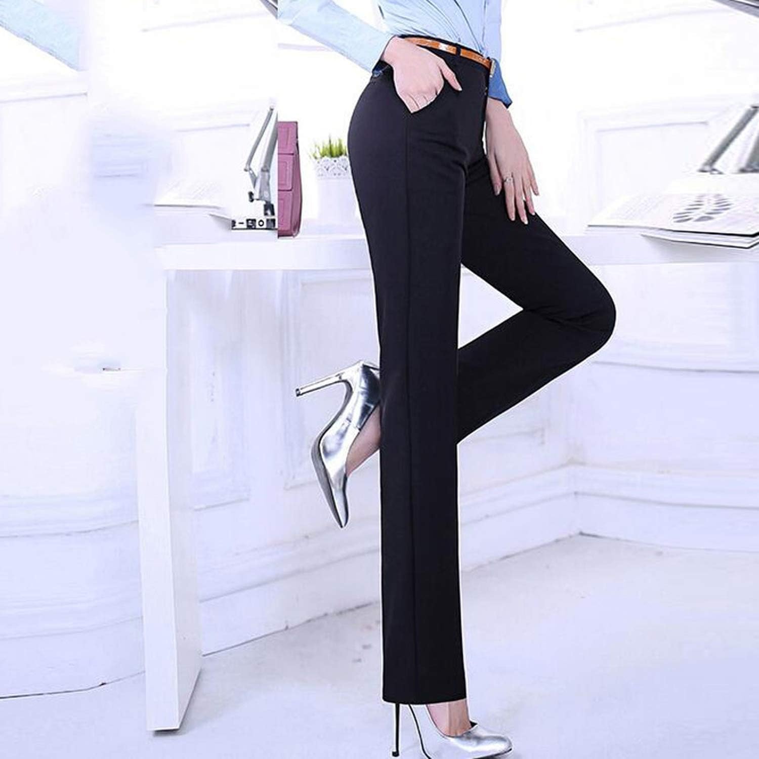 plus size high waisted work pants