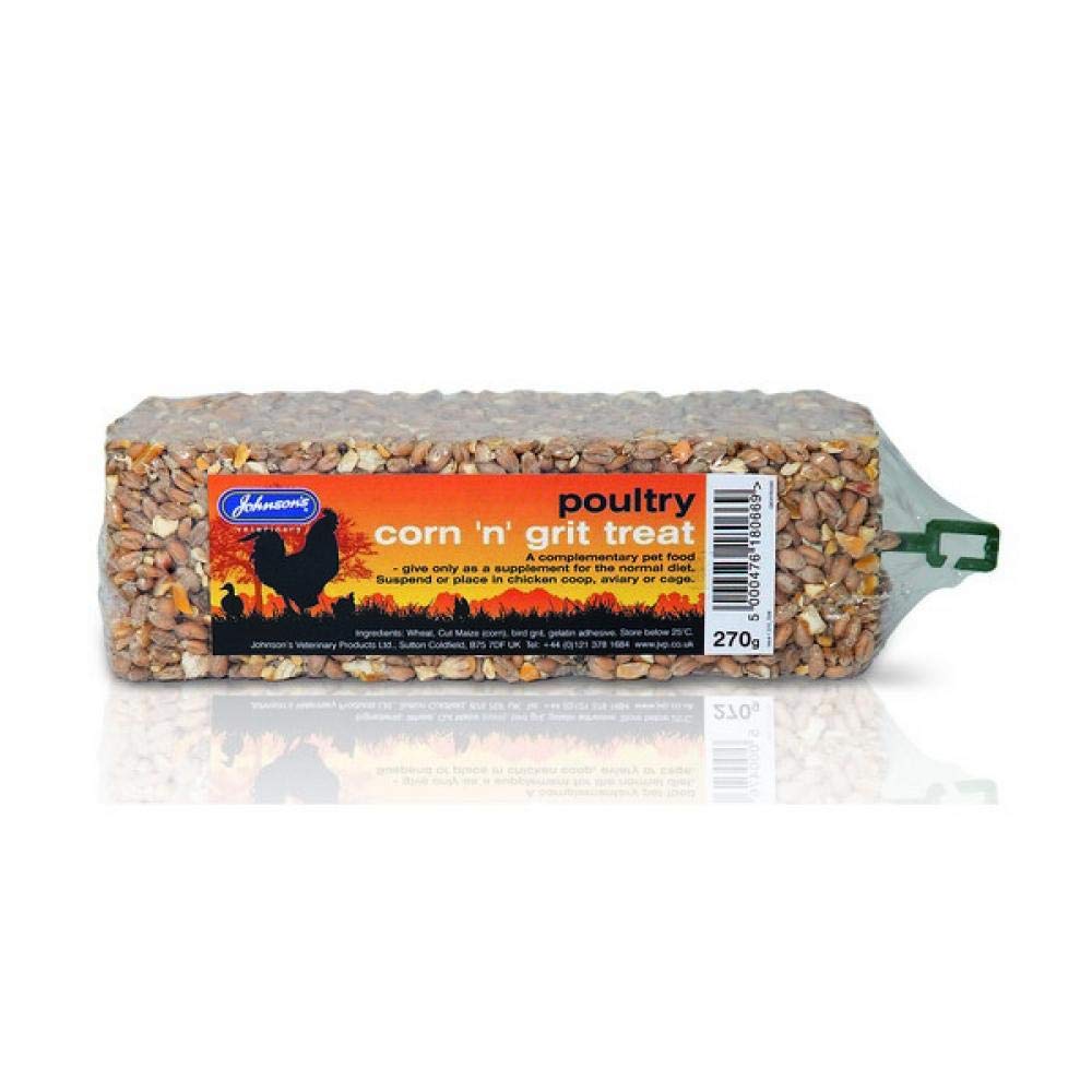 Johnsons Poultry Corn N Grit Bar 10 X 270 gm