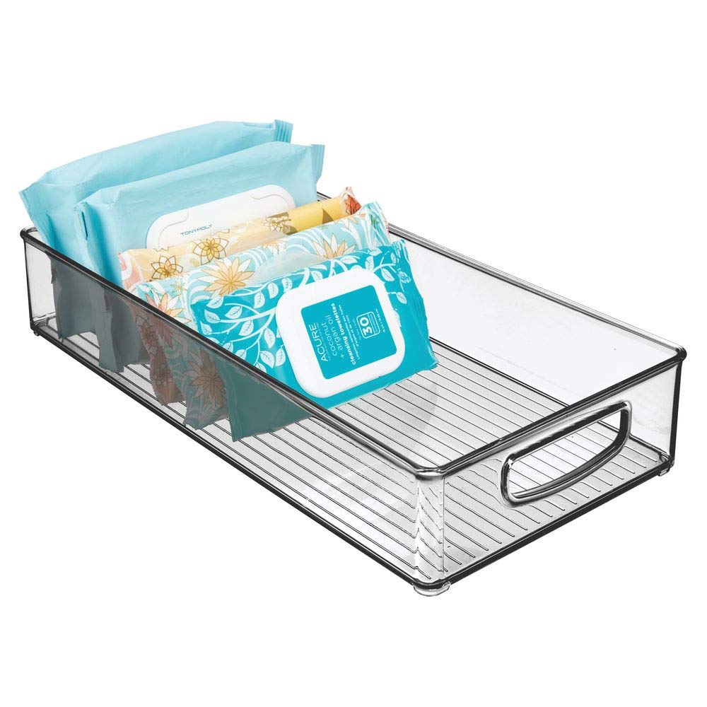 Contenedores Gris Humo Caja organizadora Ideal para Guardar cosméticos