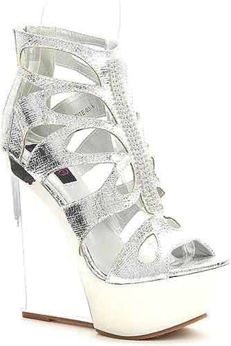 amazon clear wedge heels
