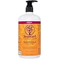 Jessicurl Spiralicious Gel, Citrus Lavender, 32 Fl oz. Curl Defining Hair Product for Frizz Control, All Hair Types