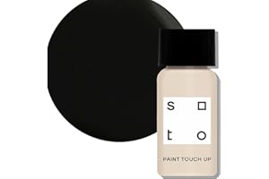 soto Black Paint Touch Up, Multi-Surface, Matte Finish (No. 70 Mars Black) — 10 Milliliters of Scratch Repair for Furniture, Walls, Cabinets, Trim, Doors, Indoor/Outdoor