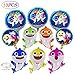 ROSZETTA Shark Helium Balloons,10PCS Shark Family Balloons for Party Decorations,Baby Themed Birthday Decorations Party Supplies…