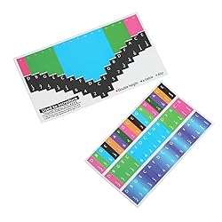Kalimba Scale Stickers Colorful Thumb Piano Key