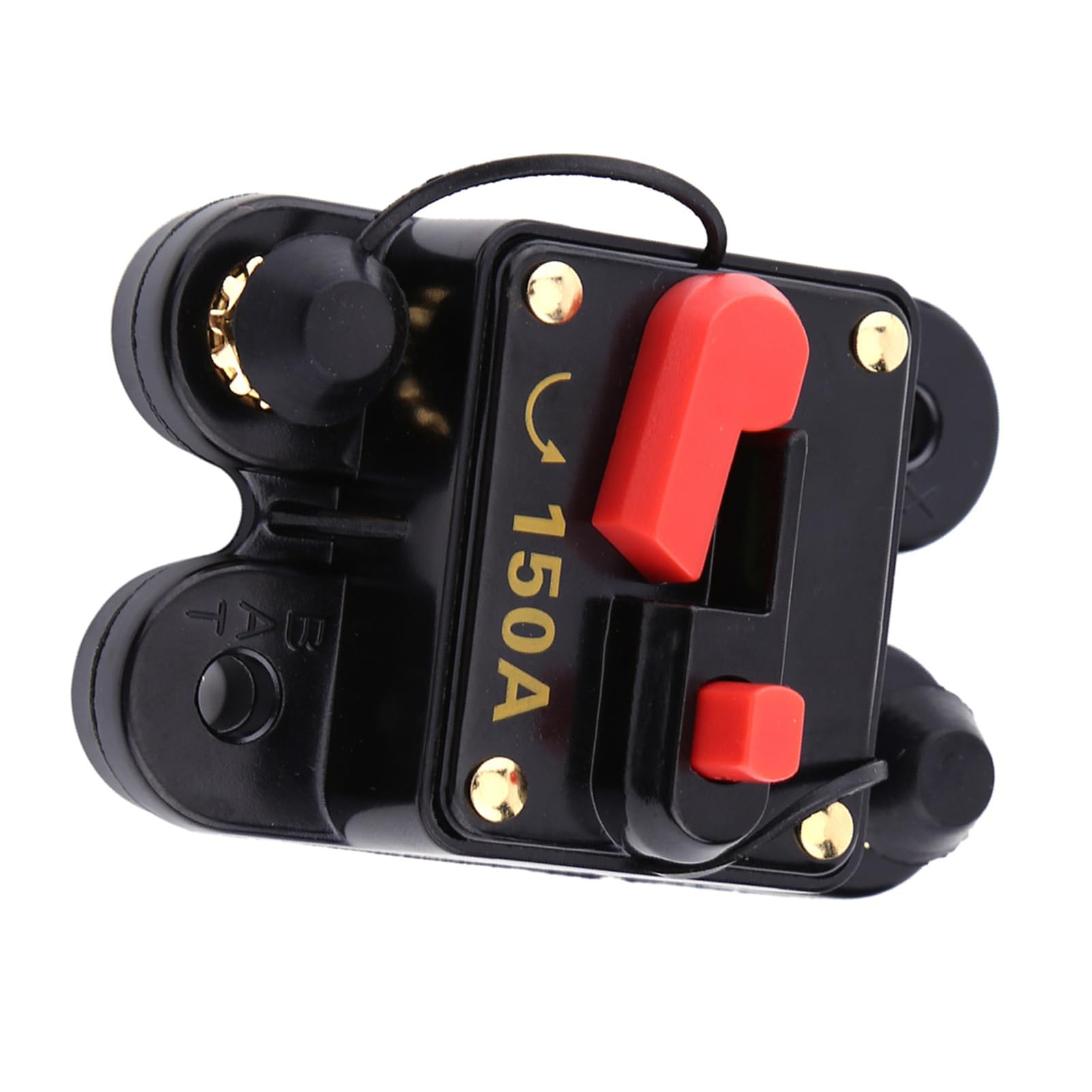 Circuit Breaker Car Audio DC12-24V Circuit Breaker for Car Marine Boat Bike Stereo Audio Reset 80-300A(150A), breaker