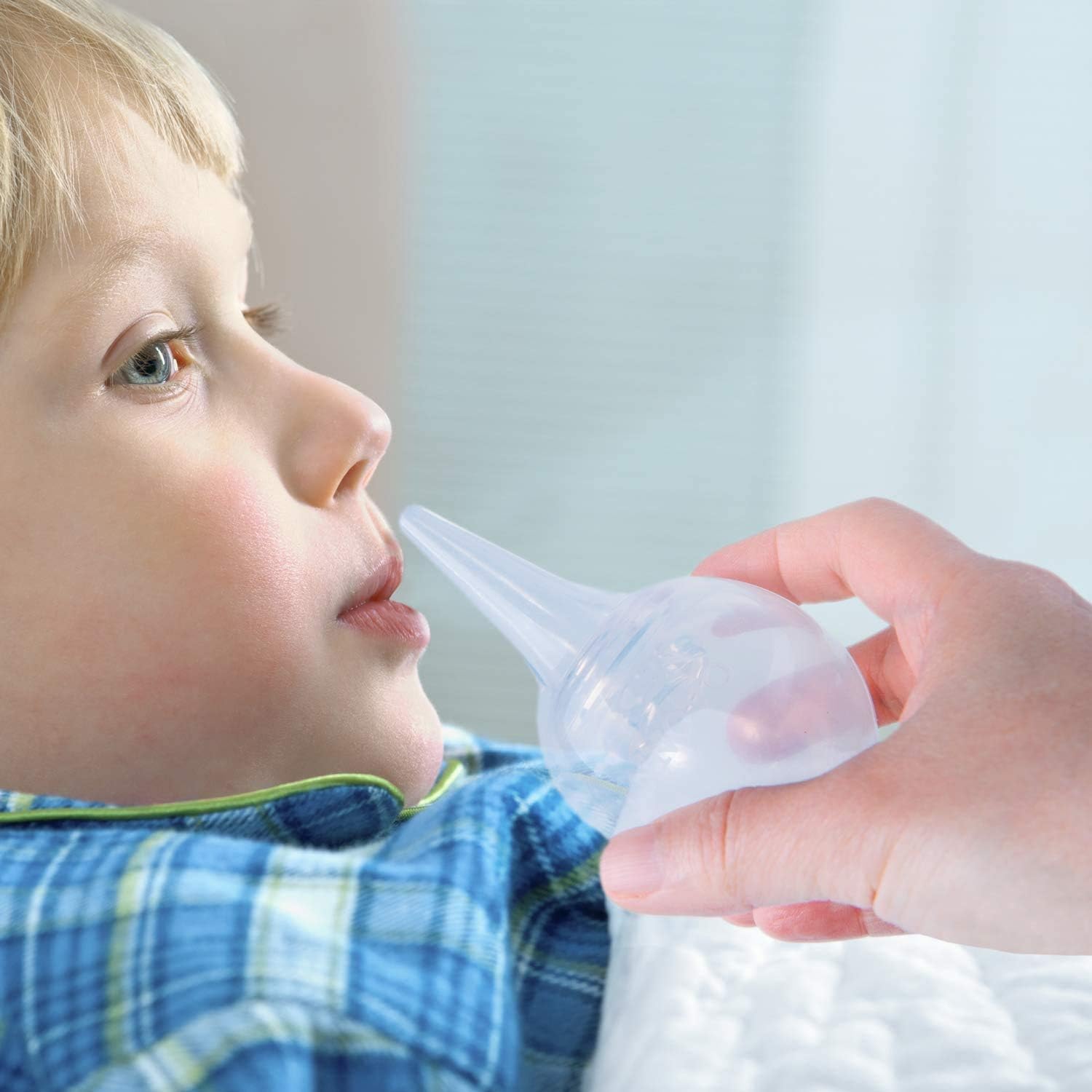 Innovo Hospital Grade Silicone Twister Bulb Baby Ear Syringe and Nasal Aspirator, Snot Sucker and Mucus Sucker, Non-Toxic Nasal Ear Bulb, Cleanable and Reusable, Clear White: Health & Personal Care