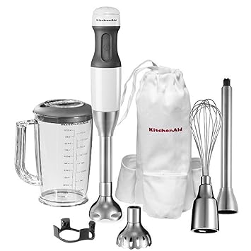 KitchenAid 5KHB2531EWH - Batidora, con capacidad de 1 litro, color blanco: Amazon.es: Hogar