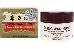 SOLSTICE MEDICINE COMPANY Ching Wan Hung Soothing Herbal Balm for Burns (1.06 oz) (1 Jar)