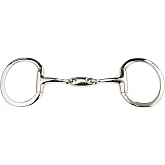 Korsteel JP Stainless Steel Oval Link Eggbutt Snaffle Bit