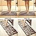 Large Size Rug Grippers,8PCS Carpet Tape,Keeps Your Rug in Place & Makes Corners Flat. Super LARGE Anti Curling Rug Corner Gripper.Premium Carpet Gripper with Renewable Gripper Tape