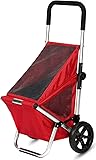 Playmarket GO Fun Folding Shopping Cart with Wheels, Red