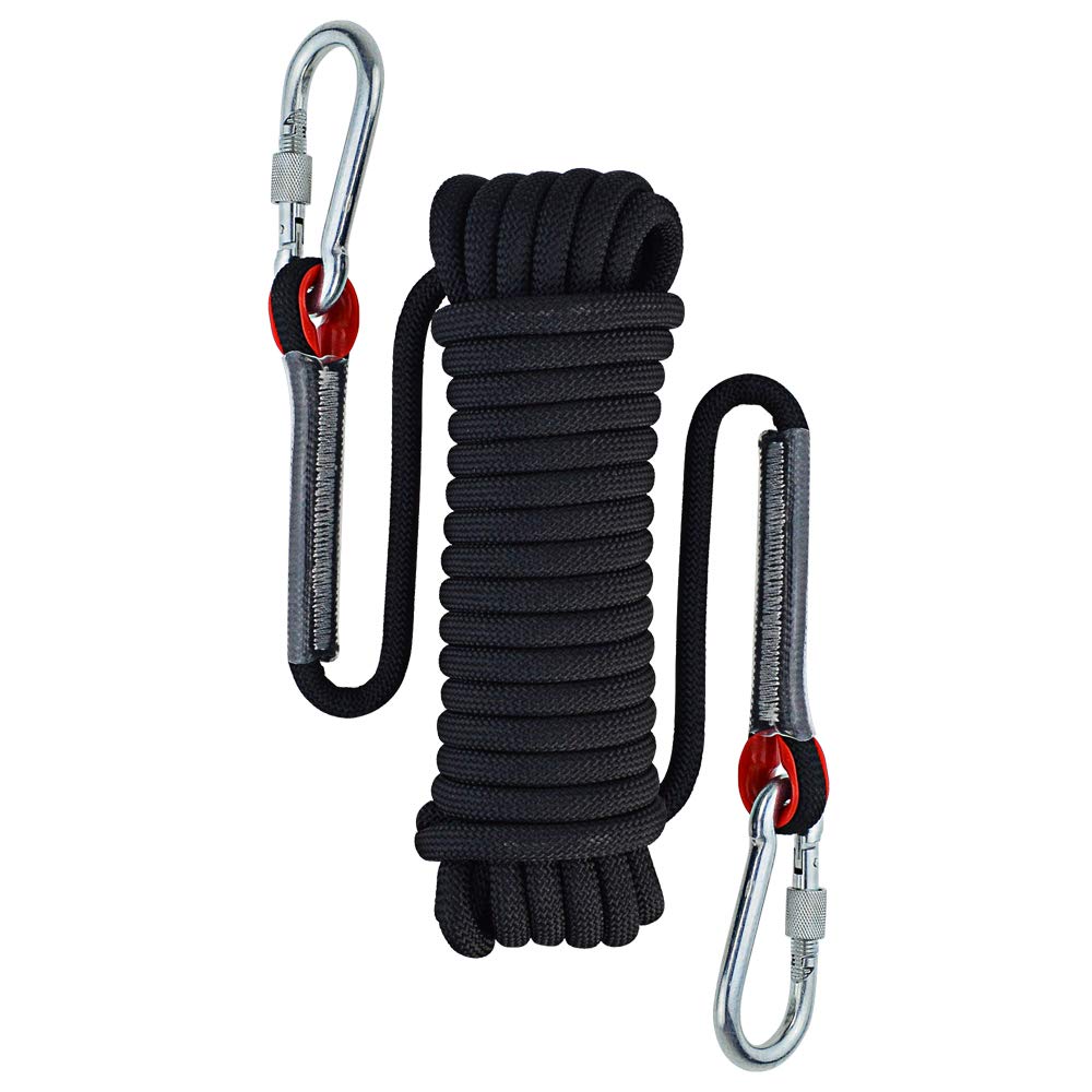 Yolyoo Outdoor Climbing Rope Static Rock Climbing Equipment High Strength Accessory Fire Escape Safety Rappelling Rope 32ft