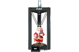 FLSUN V400 3D Printer Moving Speed Fastest 600mm/s 20000+ mm/s² FDM Delta 3D Printer with 7" Klipper Firmware Pad, 300℃ Nozzle, Direct Drive Extruder, PEI Bed, Printing Size Φ11.8"x16" (FLSUN V400)