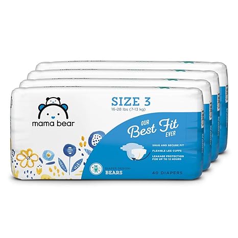 mama bear size 3 diapers