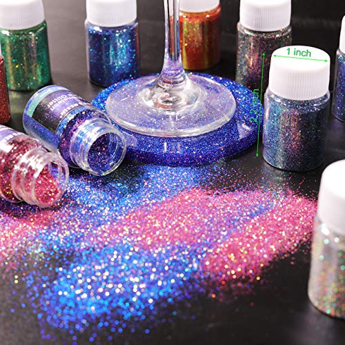 LET\'S RESIN Chameleon Fine Glitter, 132G/4.6oz Colorshift Extra Fine Glitter for Resin, Ultra Craft Glitters for Epoxy Resin, Nail Art, Slime, Epoxy Tumblers