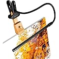 OttLite Clip-On LED Easel Lamp with ClearSun LED Technology - Sturdy Clip Light with On/Off Switch Cord - Adjustable & Flexible Neck for Precise Lighting, Piano, Computer Desks, Shelves & Tables