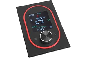 Smart Color Thermostat LCD Programmable Touchscreen Water Heating Thermostat with APP for Home Hotel Office, Energy Efficient