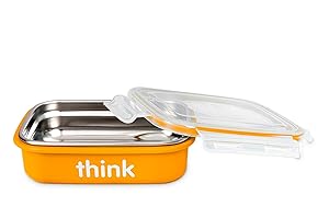 Thinkbaby BPA Free Bento Box (Orange)