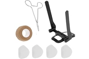 Dandelion Dog Ear Posting Kit Tape Puppy Dog Ear Support Patch Stickers Stand up Erector Dog Ear Standing Kit (Black)