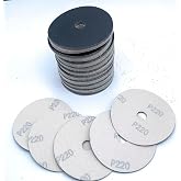 SIGNI 4 Inch Silicon Carbide Velour Sanding Discs 100 Pack for Sander,220#