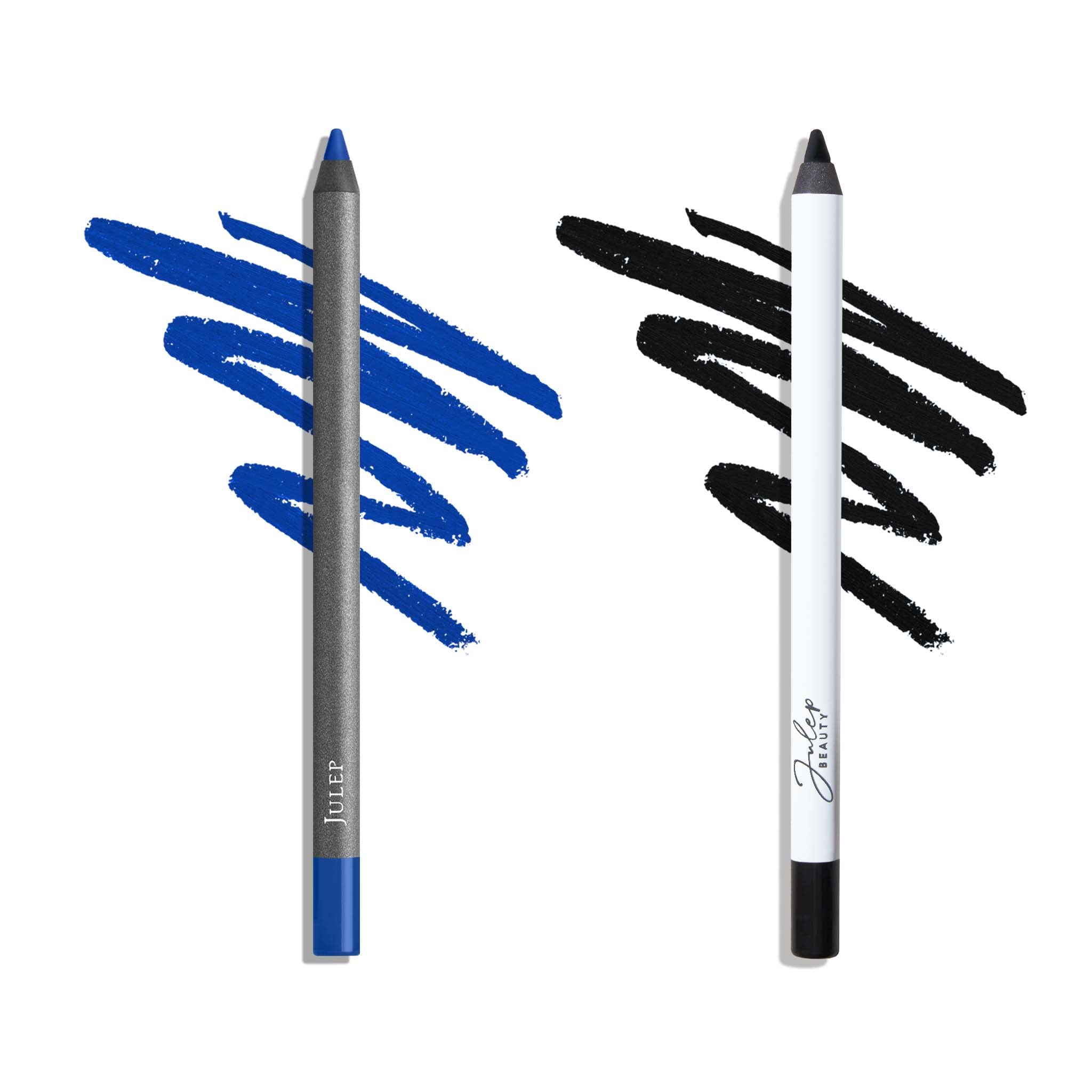 Julep When Pencil Met Gel Sharpenable Multi-Use Longwear Eyeliner Pencil - Ocean Blue & Blackest Black - Transfer-Proof - High Performance Liner Duo. — image 1