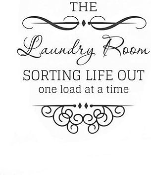 bloom Waschküche Wandtattoo Schwarz Zitate Wandaufkleber Sprüche