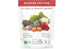 Cutting Edge Cultures Vegetable Starter Culture, 6 Pouches, 12g
