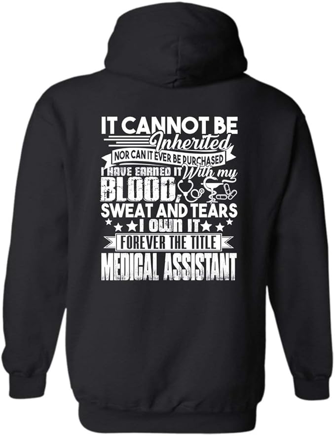 Forever The Title Medical Assistant Long Hoodie, Adult