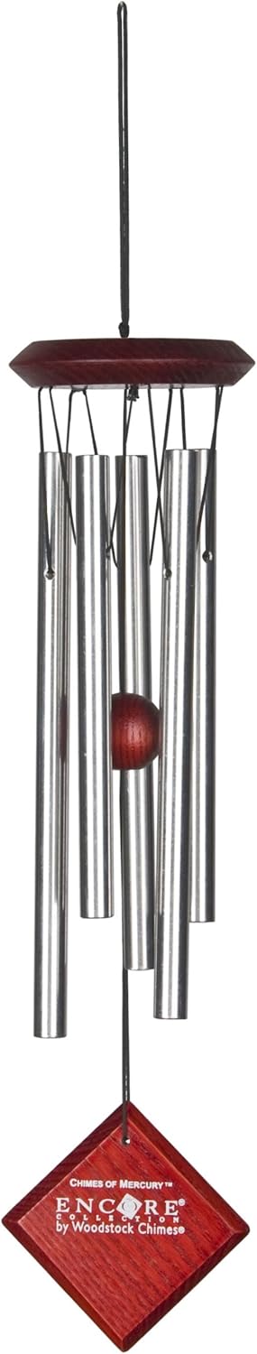 Woodstock Encore Collection Windspiel Chimes of Mercury, silber