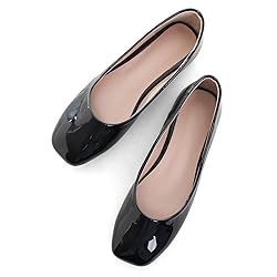 LUXINYU Patent Leather Flats for Women Classic