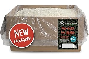 American Soy Organics Pro-Flex Soy Blend - Soy Wax Beads for Candle Making - Candle Making Supplies - Beeswax-Free Candle Wax Blend for Container Candles, Tealights and Wax Melts, 45 lbs