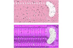 100 Pairs Eyelash Extension Gel Patches Kit, Under Eye Gel Pads Lint Free Lash Extensions Grafting for Makeup supplies (Pink+