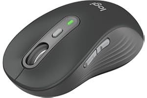Logitech Signature Plus M750 L Wireless Mouse - for Large Hands, SmartWheel, Bluetooth, Multi Device, 24-Month Battery, Silen