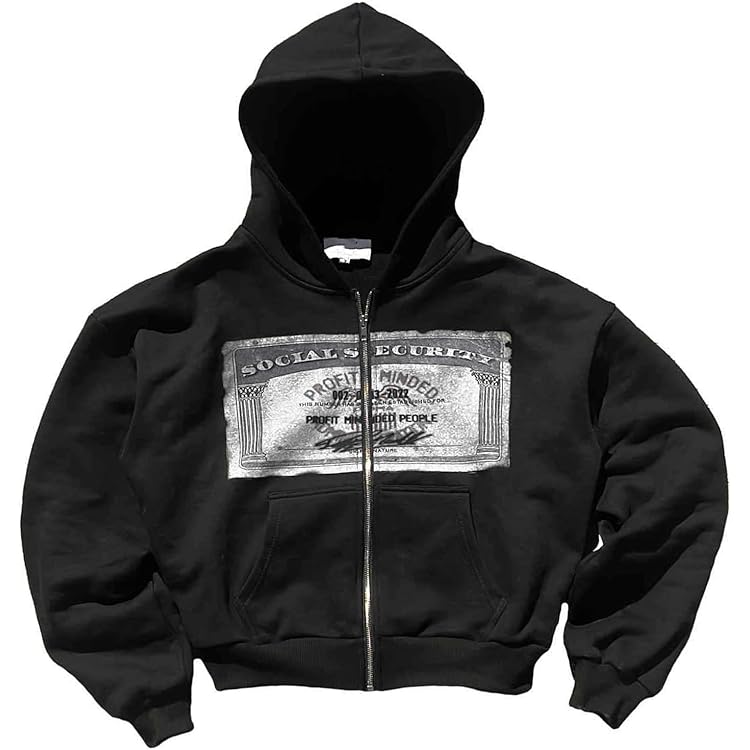 Amazon.com: OATSBAS Fun Multi Angle Full Zip Up Hoodie for