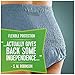 Depend FIT-Flex Incontinence Underwear for Men, Maximum Absorbency, L