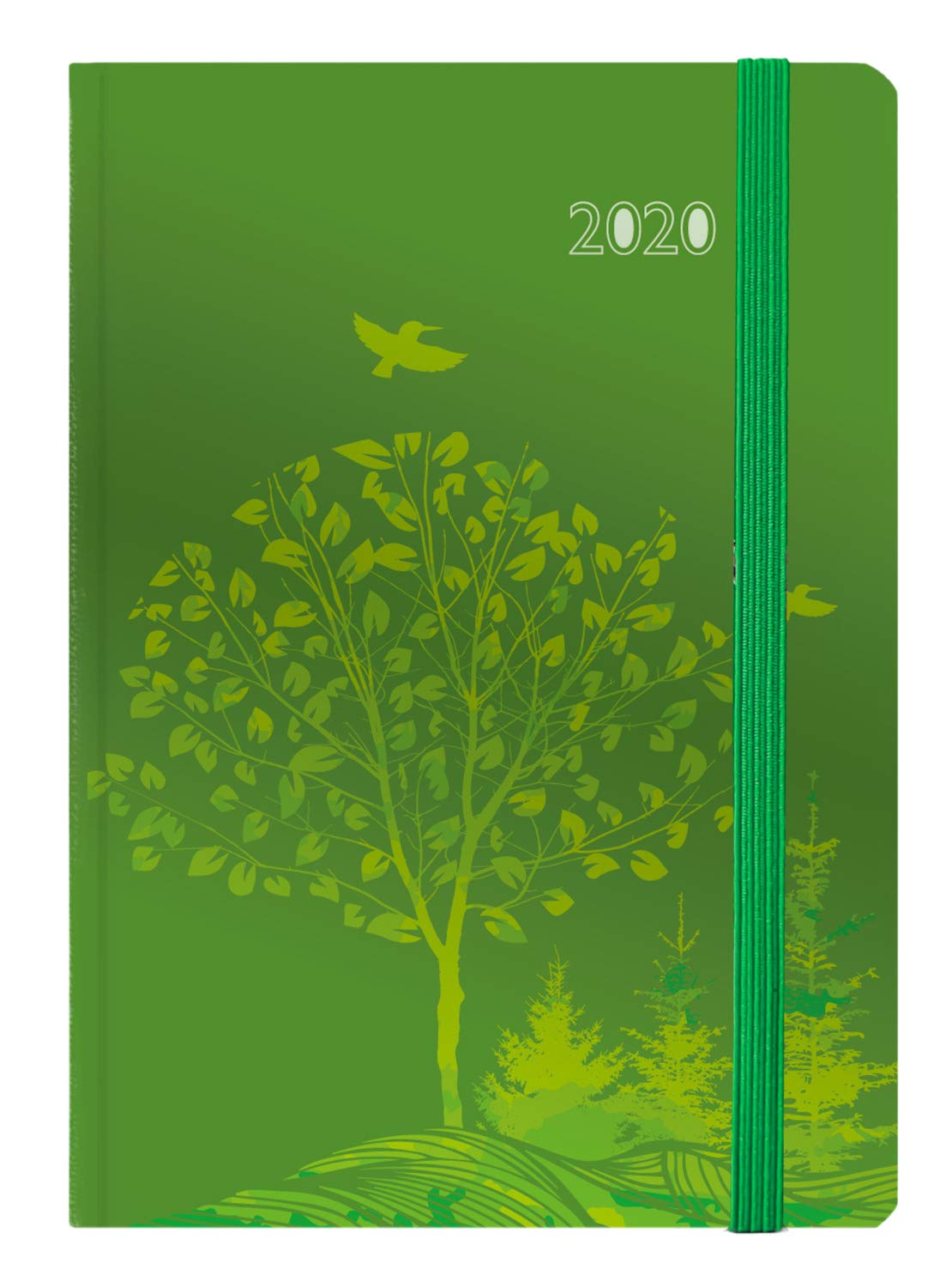Idena 11418 Agenda 2020 A5 Green Tree of Life 1 Item