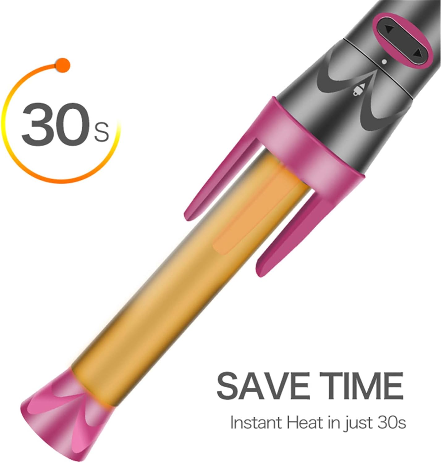 Hair Curler, 3 Wands Hair Curling Iron Automatic Hair Styling Kit with Quick Heat Interchangeable Ceramic Barrels: Health & Personal Care