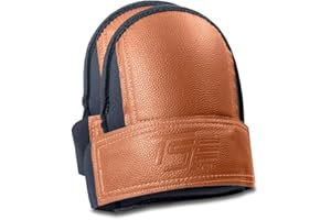 TSE Safety Super Soft Work Knee Pads, Premium Quality Neoprene Kneeling Pads, Extra Thick Comfortable Knee Pads for Men and Women, BROWN