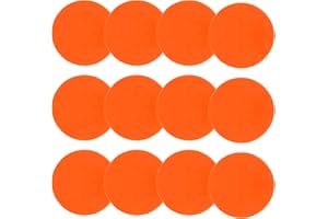 GENERIC ZIECE Spot Markers Rubber Floor Dots 9inch Non Slip Flat Cones Agility Dots for Kids Soccer Basketball Sports Speed Agility Training, Preschool Classroom Activities