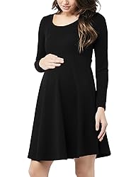 Ripe Maternity Women's Dress, Long Sleeve, Small