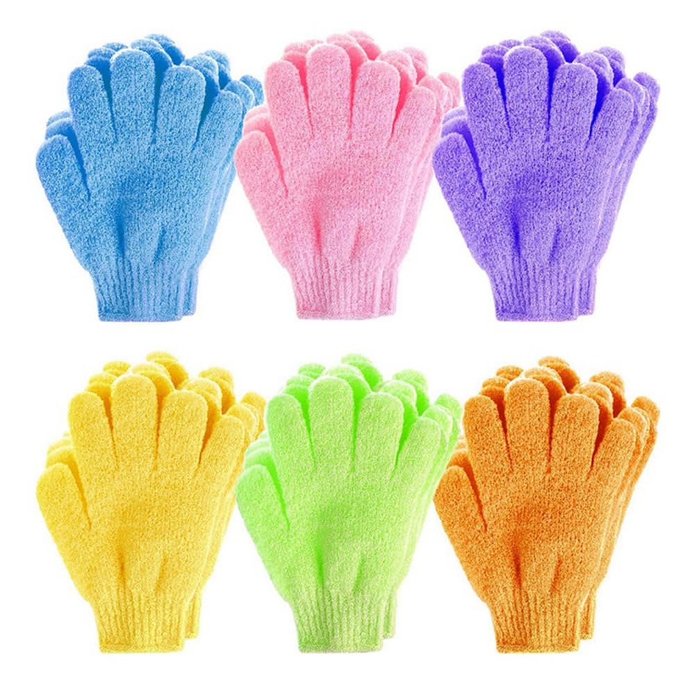 Cucioki 30 PCS Bath Exfoliating Exfoliating Gloves Massage Body Scrub Sponge for Skin Cleansing
