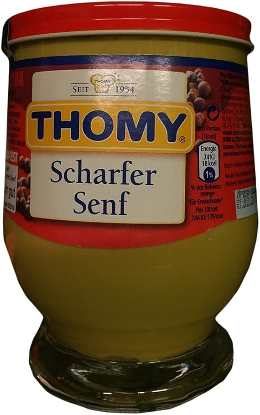 Thomy Senf Scharfer German Spicy Hot Mustard Amazon.co.uk Grocery
