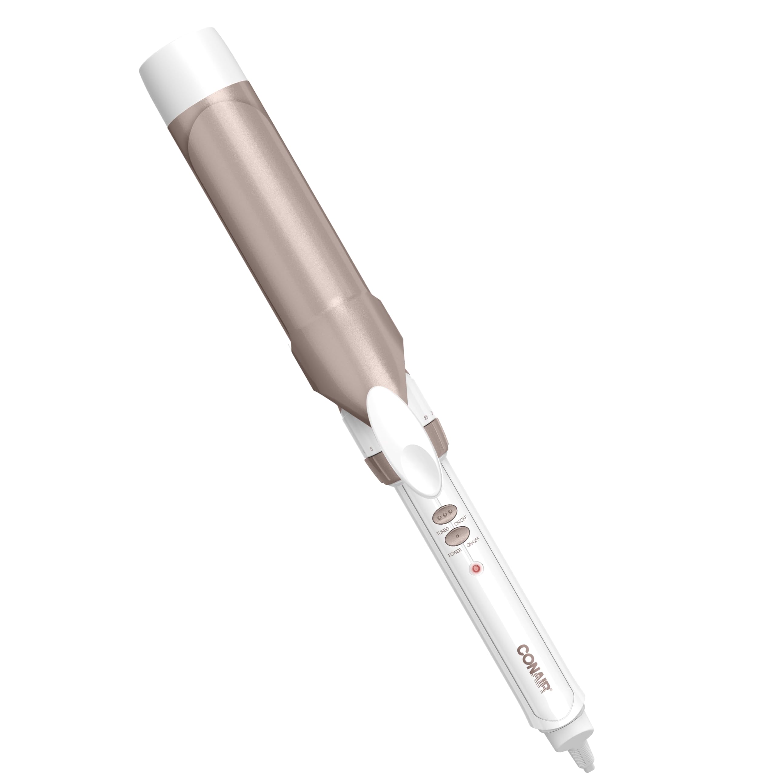Photo 1 of Conair Double Ceramic 1 ½-Inch Curling Iron, 1.5-Inch Barrel Creates Soft Waves, Hair Waver for Use on Medium and Long Hair, White
