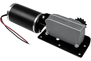 FHRHRY 225008 RV Slide Out Motor & Gear Housing Compatible with BAL Accu-Slide Cable Slide Out System, with R25076 R25076-1 RV Slide Out Gear Box and R25075 High Torque Motor for Travel Trailer Camper | 12V