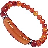 EDEN'S CALL 8mm Healing Crystal Beads Stretch Bracelet Handmade Good Luck Energy Chakra Stone Beaded Bangle